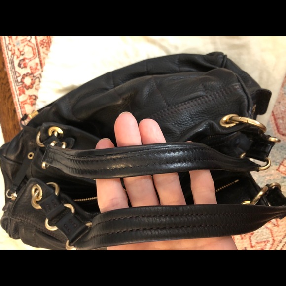 COLE HAAN Pebbled Leather Black Purse - Picture 10 of 14